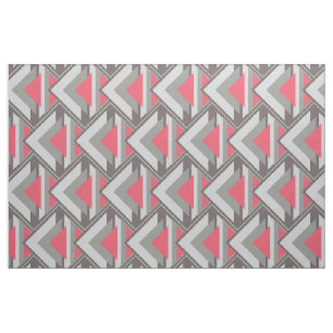 Pink on grey fabric