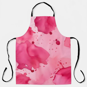 Pink on Pink Abstract Apron
