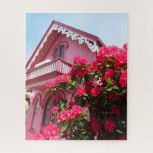 Pink on Pink - Martha's Vineyard Jigsaw Puzzle