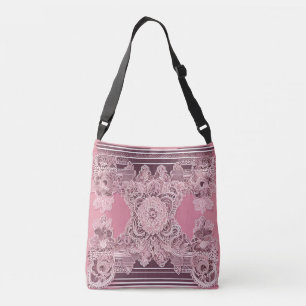 Pink on Stage AI art Crossbody Bag