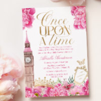 Pink Once Upon a Time Princess Baby Shower