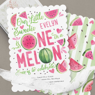 Pink One in A Melon, Summer Fruit Cute Girl 1st