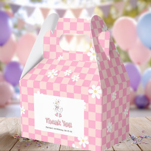 Pink One Silly Goose - Girl First Birthday Favour Box