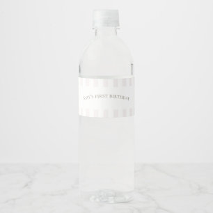 Pink One Silly Goose Water Bottle Label