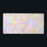 pink opal design faux chunky glitter desk mat<br><div class="desc">opal inspired texture desk mat</div>