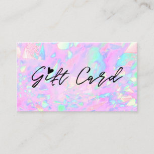 pink opal inspired gift card