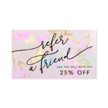 pink opal texture referral card