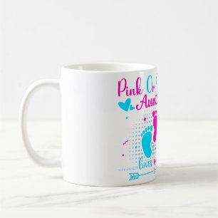 Pink Or Blue Auntie Loves You Cute Gender Reveal P Coffee Mug