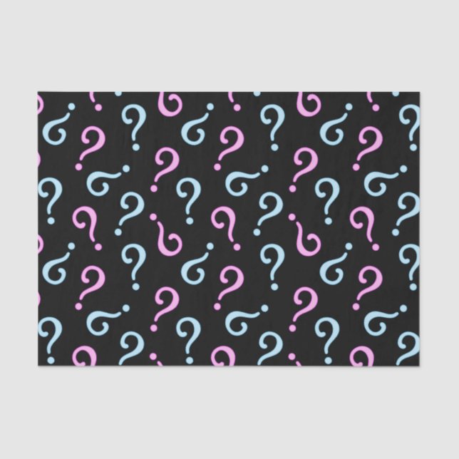 Pink or Blue Baby Reveal Tissue Paper (Front)