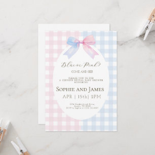 Pink or Blue Gender Reveal Baby Shower Invitation