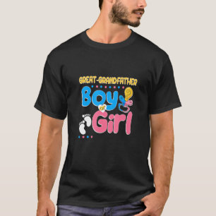 Pink or Blue Great-Grandfather Loves You Best Gran T-Shirt