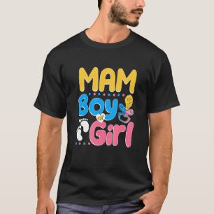 Pink or Blue Mam Loves You Best Mum Ever Motherhoo T-Shirt