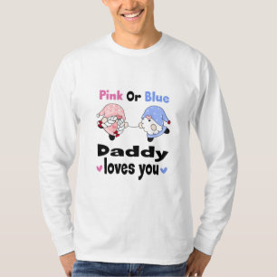 Pink Or Blue - Mummy Loves You! Baby Gender Reveal T-Shirt