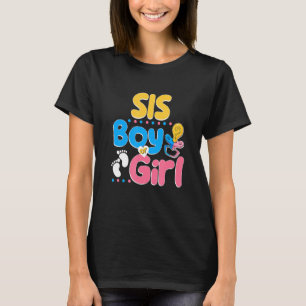 Pink or Blue Sis Loves You Best Sister Ever Big Si T-Shirt
