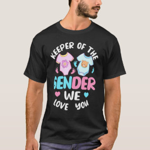 Pink Or Blue We Love You - Gender reveal family T-Shirt
