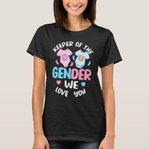Pink Or Blue We Love You - Gender reveal family T-Shirt