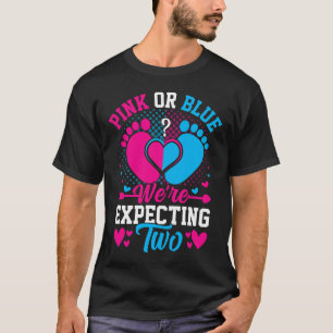 Pink or Blue We're Expecting Two T-Shirt