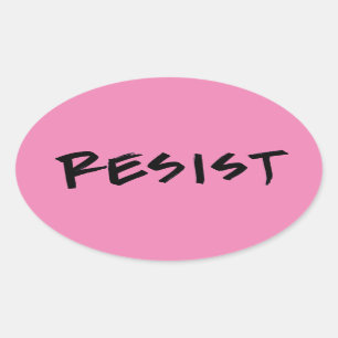 Pink (or choose colour) Resist Stickers
