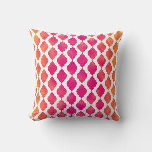 Pink & Orange Arabian Moroccan Glam Indian Theme Cushion