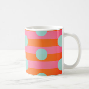 Pink Orange Blue   Ringer Combo Mug