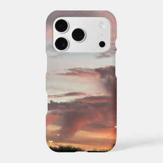 Pink Orange Cloudy Sunset iPhone Case