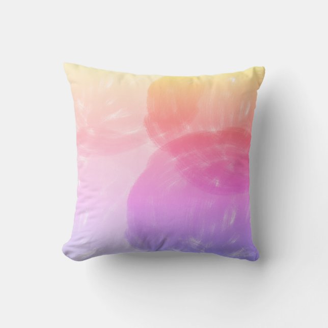 pink orange  cushion (Front)