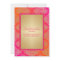 Pink, Orange, Gold FAUX Glitter Wedding Invite