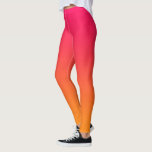 PINK ORANGE GRADIENT LEGGINGS<br><div class="desc">Wear a pair of leggings in a hot fashionable colour! Style: Leggings Style AND comfort are both be king in the perfect pair of leggings. Custom made with care; each pair is printed before being sewn, allowing for fun designs on every square inch. You can wear your leggings over and...</div>