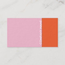 Pink Orange Modern