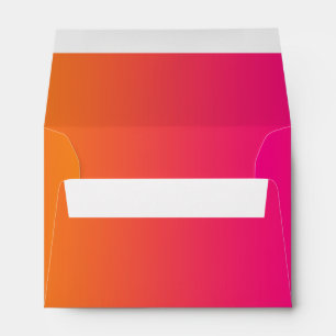 Pink & Orange Ombre A6 Envelopes