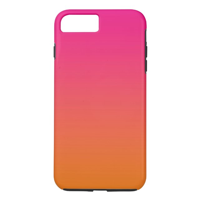 Pink & Orange Ombre Case-Mate iPhone Case (Back)