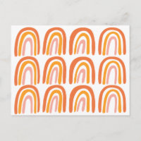 Pink Orange Sweet Rainbow Pattern