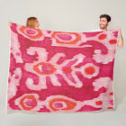 Pink & Orange Tribal Ikat