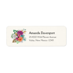 Pink, Orange & White Roses Floral Bouquet