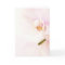 Pink Orchid Background greeting card vertical
