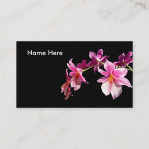 Pink Orchid. Business Card