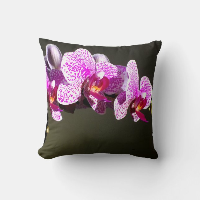 Pink Orchid Cushion (Front)