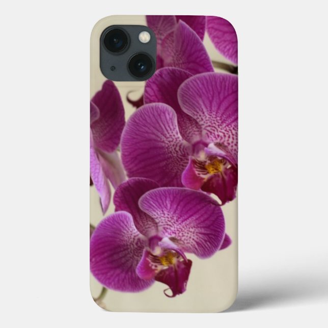 Pink Orchid Flowers Case-Mate iPhone Case (Back)