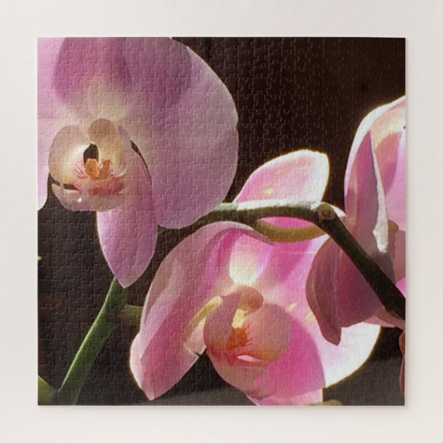 Pink Orchid Jigsaw Puzzle (Vertical)