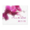 Pink Orchid Save the Date Announcement