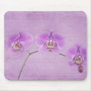 Pink Orchids Mouse Mat