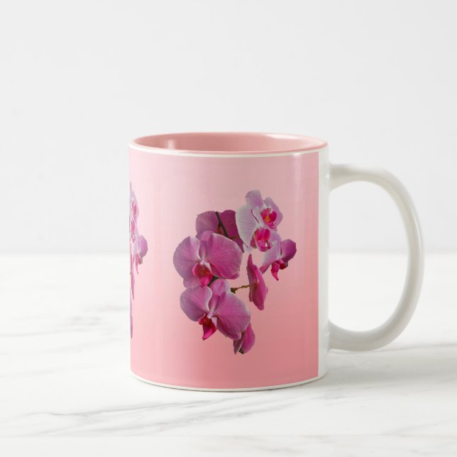 Pink Orchids Mug (Right)