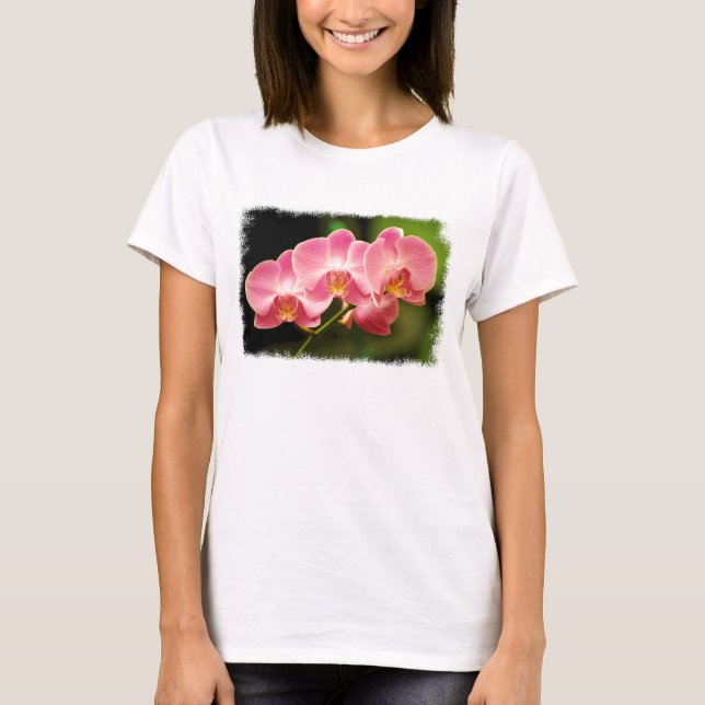 Pink Orchids T-Shirt (Front)