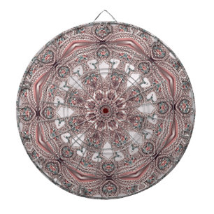 Pink Ornamental Dartboard