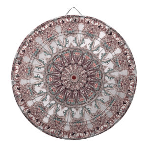 Pink Ornamental Dartboard