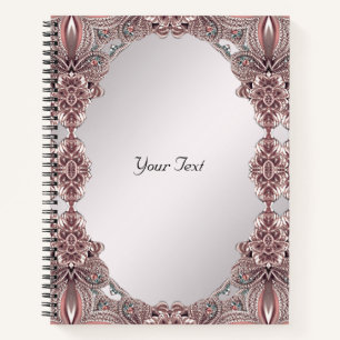 Pink Ornamental Notebook