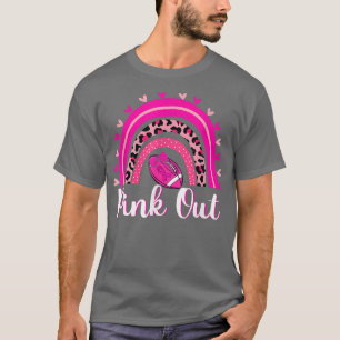 Pink Out Rainbow Breast Cancer Ribbon T-Shirt