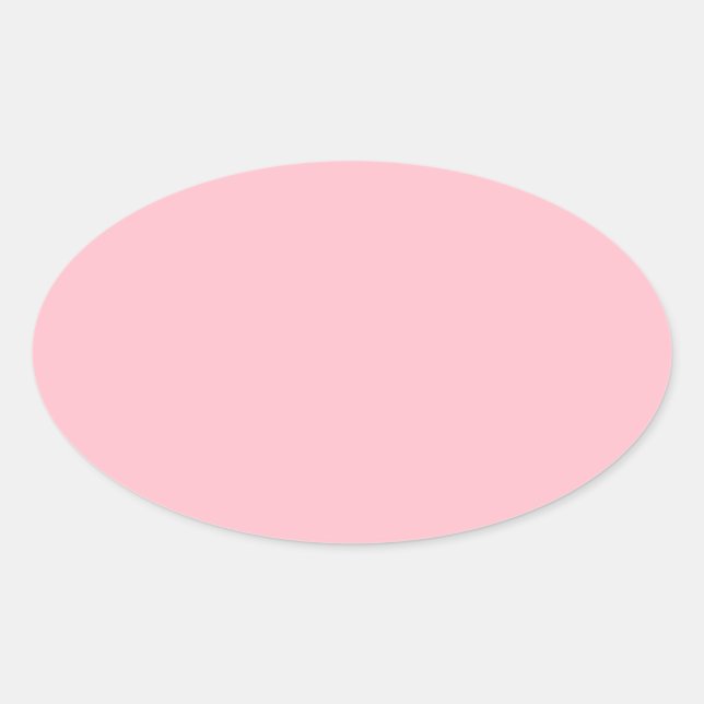 Pink Oval Sticker (Front)