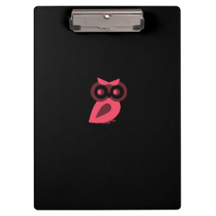 Pink Owl Clipboard