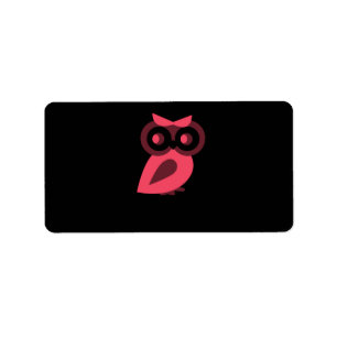 Pink Owl Labels